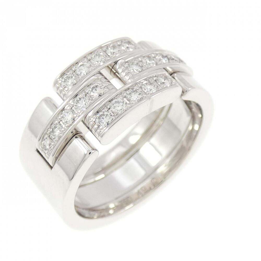 CARTIER Authentic Silver Diamond Ring